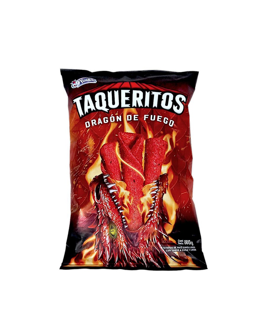 Taqueritos Dragon Fuego 34g